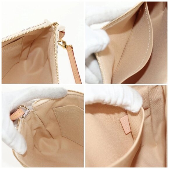 LOUIS VUITTON Damier Azur Pochette Accessoires Pouch N51986 LV Auth 136598M - Picture 16 of 16